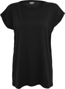 Urban Classics Extended 2-pack Dames T-shirt 5XL Zwart