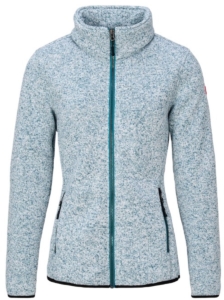 Nordberg Frey Fleece Vest Dames Crystal Melange Blauw