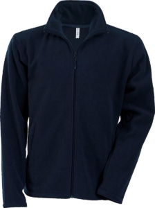 Kariban Heren Falco Full Zip Anti Pill Fleece Jasje Marine Blauw
