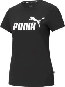 Puma ESS Logo Tee Women Dames T-shirt -XXL Zwart