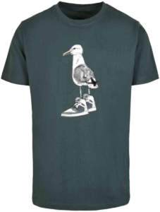 Mister Tee Seagull Sneakers Heren Tshirt S Donkergroen