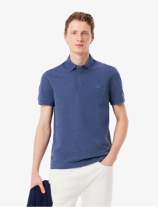 Lacoste heren paris edition polo shirt katoenpique IV Blauw