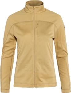 FJALLRAVEN Abisko lite fleece jkt w misty 42 Groen