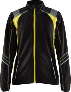 Blaklader Dames Microfleecevest 4973-1010 /High Vis Zwart