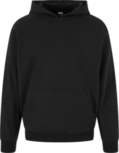 Urban Classics Cosy Raglan Hoody Trui met capuchon S Katoen Basics Zwart