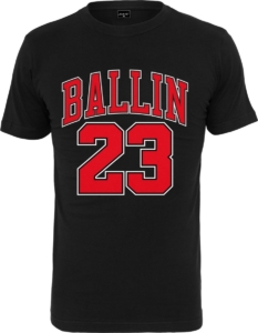 Mister Tee Ballin 23 Heren Tshirt S Zwart