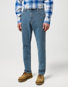 Wrangler GREENSBORO STEEL SLATE W36 X L34 Blauw