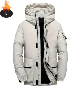 Nivard Skipak SkiBroek Skijas Ski Suit Wintersport Heren Winter Warm Fleece Beige