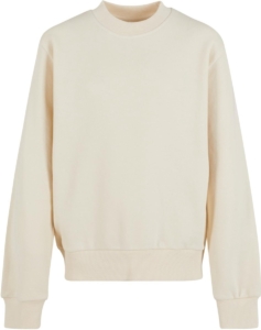 Urban Classics Light Terry Crew Sweater/trui kinderen Kids 122/128 Beige