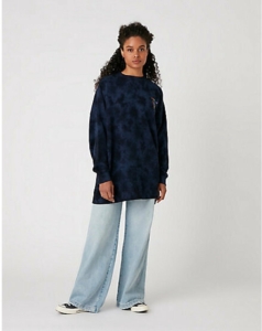 Sweatshirt vrouw Oversize Wrangler Blauw
