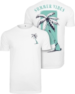 Mister Tee Summer Vibes Heren T-shirt M Wit