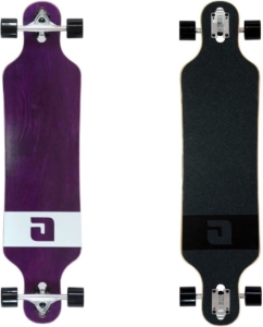 Atom Drop Through Longboard 40 Veneer Paars