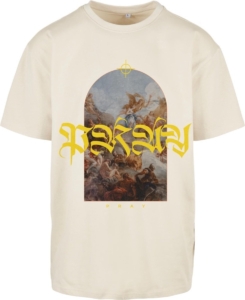Mister Tee Pray Painting Oversize Heren T-shirt XL Beige