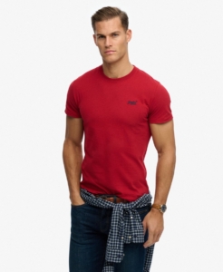 Superdry Essential Logo Shirt Heren Rood