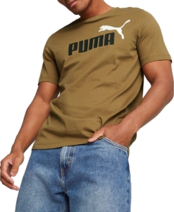 Puma Essentials+ Logo Shirt Heren Zwart