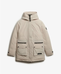 Superdry City Gewatteerde Parka Jas Dames Gewatteerde jassen Grijs