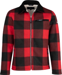 STØRVIK London Houthakkers Fleece Jas Lumberjack Teddy Vest 2XL Rood