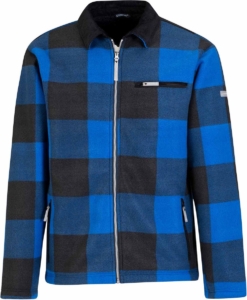 STØRVIK London Houthakkers Fleece Jas Lumberjack Teddy Vest Blauw