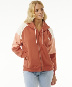 Galicia Full Zip Fleece Rust Rood