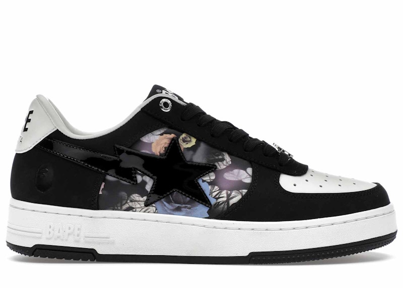 A Bathing Ape Bape Sta #2 Multi Roses Zwart
