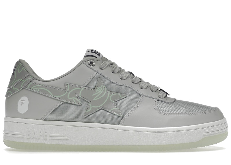 A Bathing Ape Bape Sta Text Code Camo Grijs