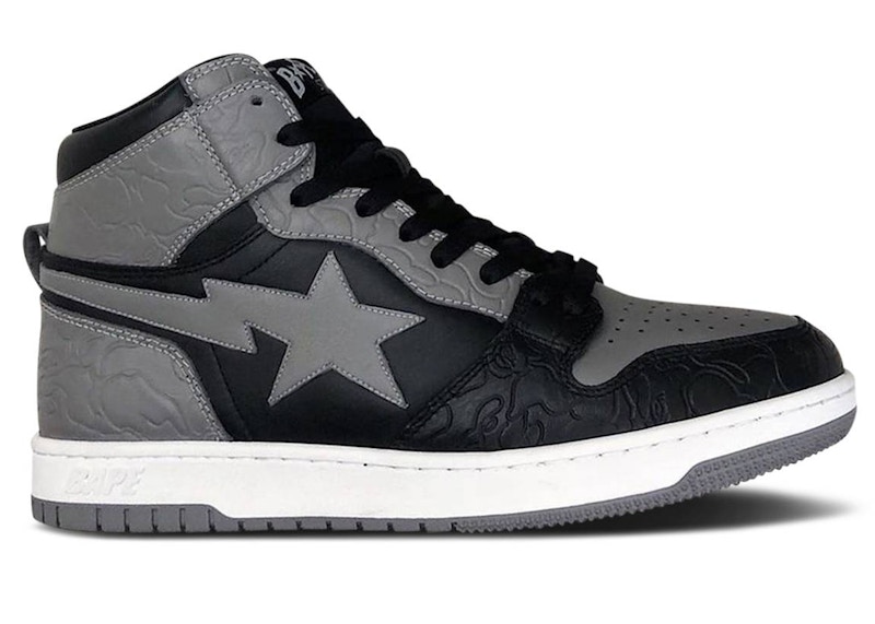 A Bathing Ape Court Sta High Shadow Zwart