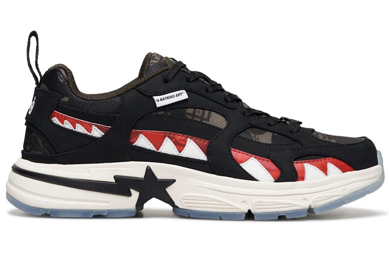 A Bathing Ape Shark Sta CLOT Zwart