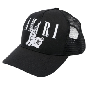AMIRI Bandana Rabbit Logo Hat Zwart