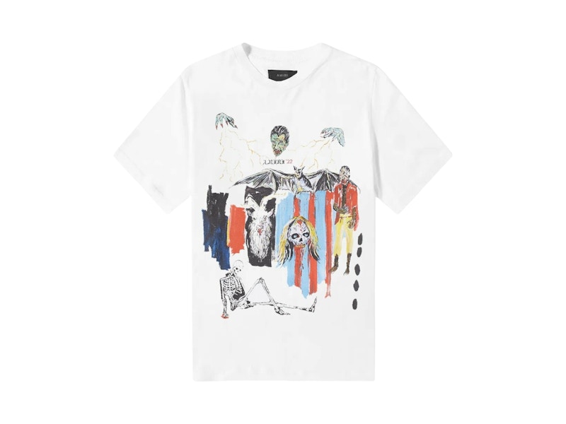 AMIRI Blood 38 Tee Wit