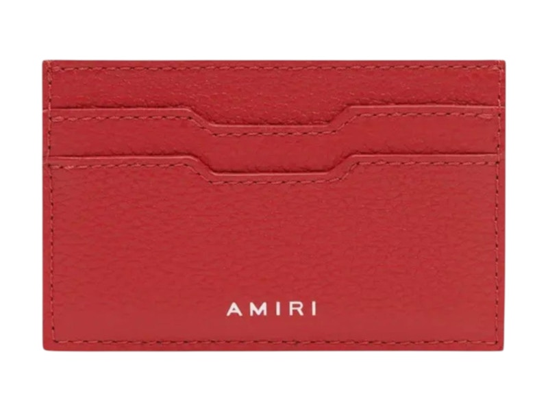 AMIRI Core Logo Card Holder Rood