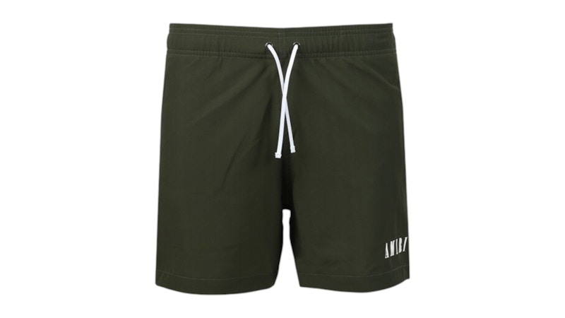 AMIRI Core Logo Swim Trunk Groen