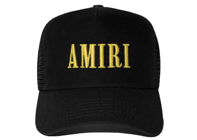AMIRI Core Logo Trucker Hat Zwart