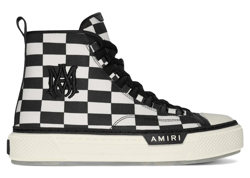 AMIRI Court High Checkerboard Zwart