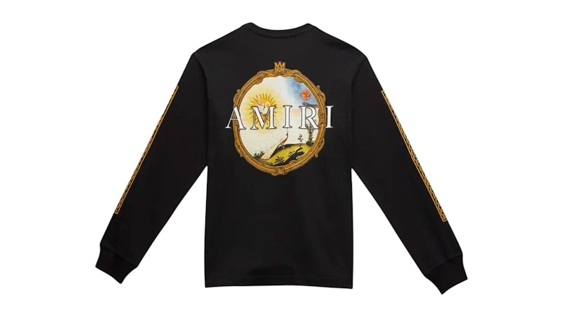 AMIRI Landscape Frame L/S Tee Zwart