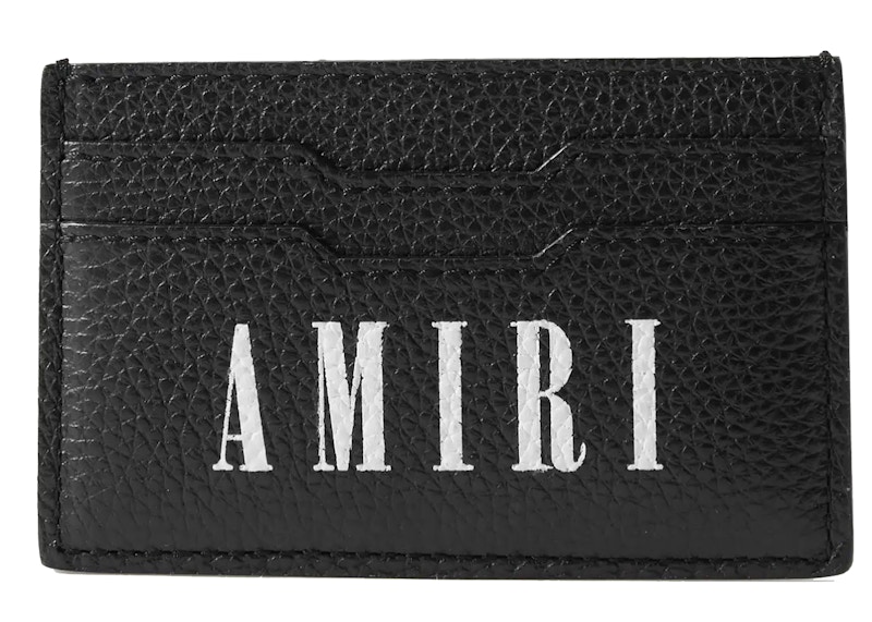 AMIRI Logo Card Holder Zwart