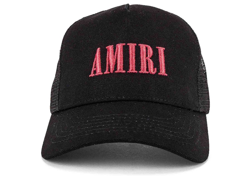 AMIRI Logo Core Trucker Hat Zwart