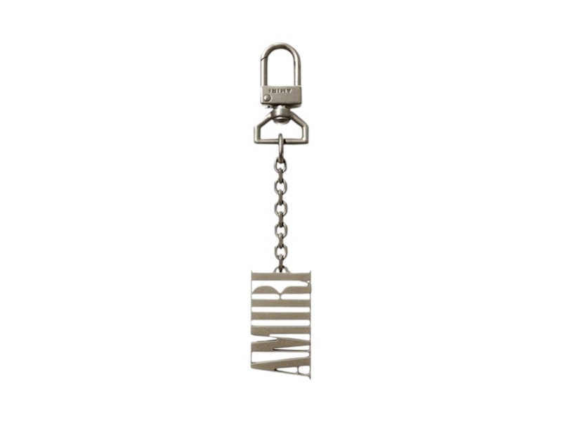 AMIRI Logo Keychain Zilver