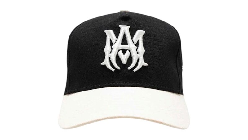 AMIRI MA Two Tone Hat /Alabaster Zwart