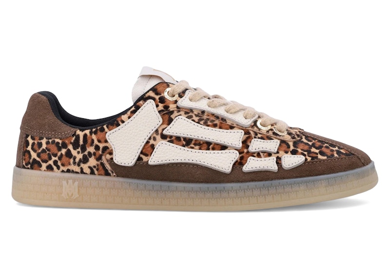 AMIRI Pacific Bones Leopard Bruin
