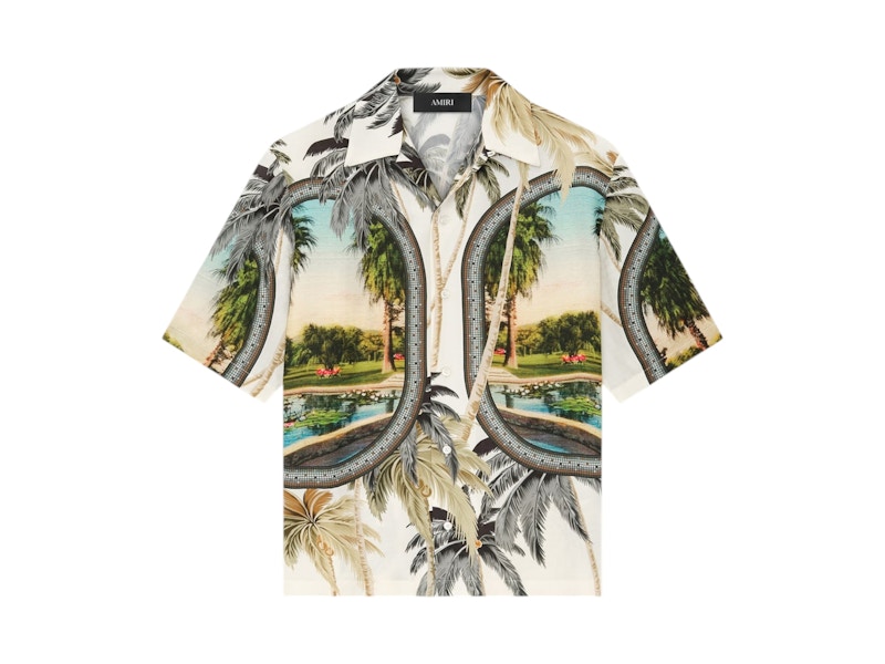 AMIRI Paradise Bowling Shirt Multi Multicolor