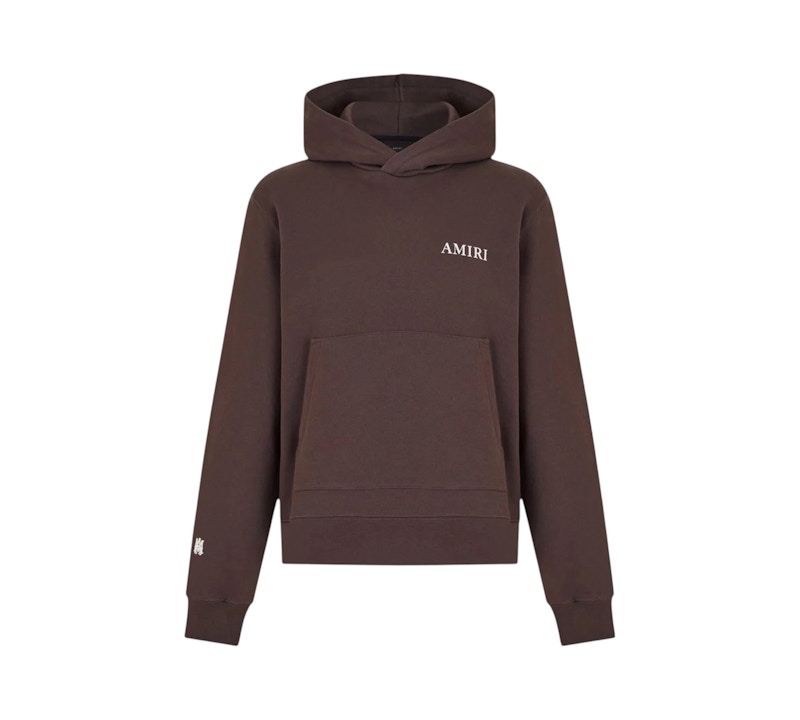 AMIRI Puff Logo Hoodie Bruin