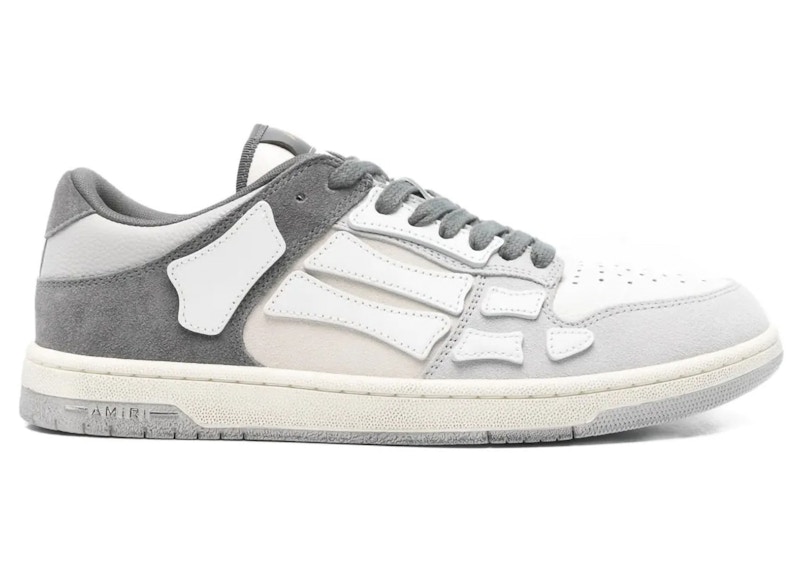 AMIRI Skel Top Low Distressed Dark Grijs