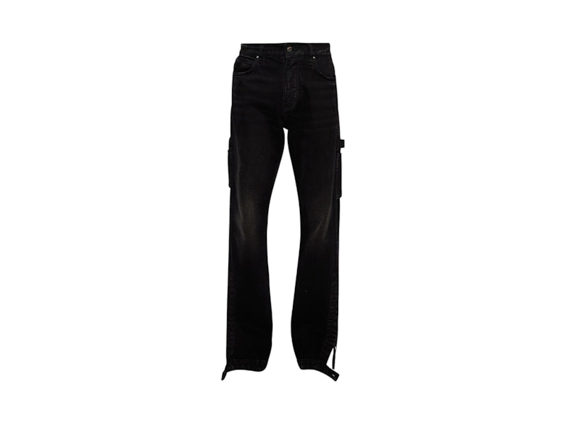 AMIRI Stack Workman Jeans Aged Zwart
