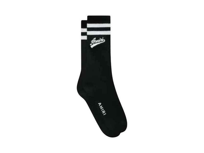 AMIRI Varsity Script Sock Zwart