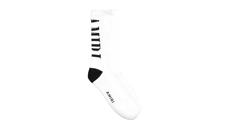 AMIRI Vertical Logo Socks Wit