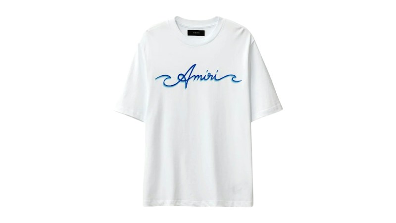 AMIRI Wave Tee Wit