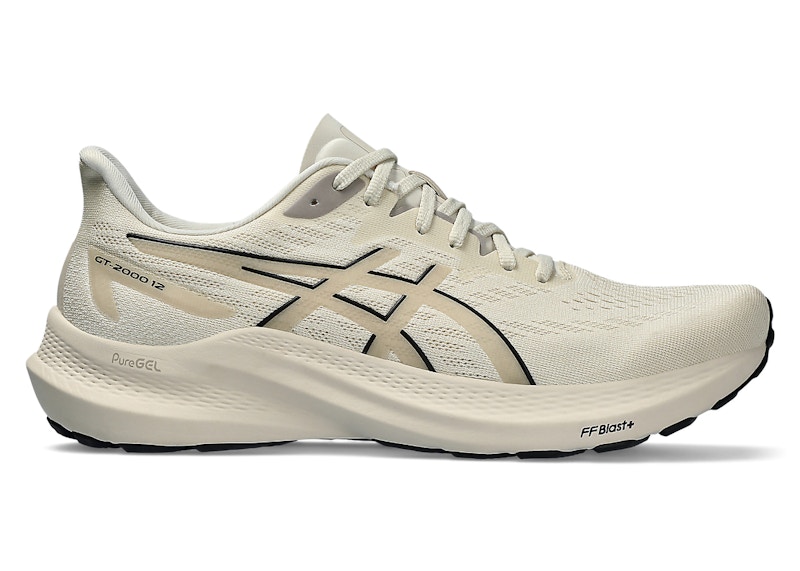 ASICS GT-2000 12 Oatmeal Zwart