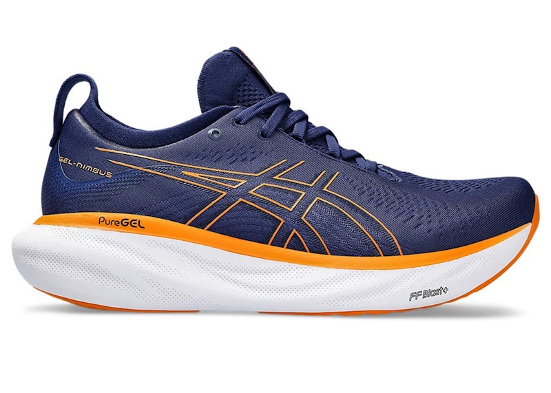 ASICS Gel-Nimbus 25 Deep Ocean Bright Oranje
