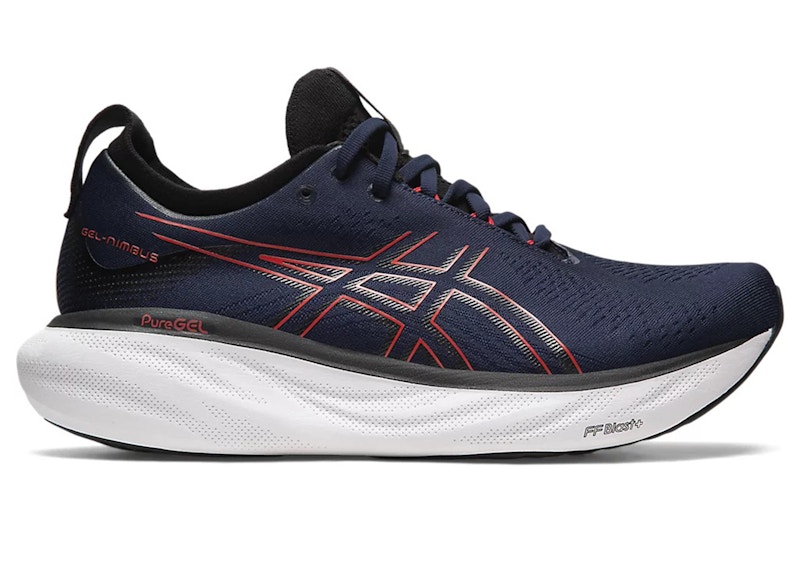 ASICS Gel-Nimbus 25 Midnight Electric Rood