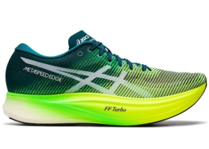 ASICS Metaspeed Edge+ Velvet Pine Safety Geel
